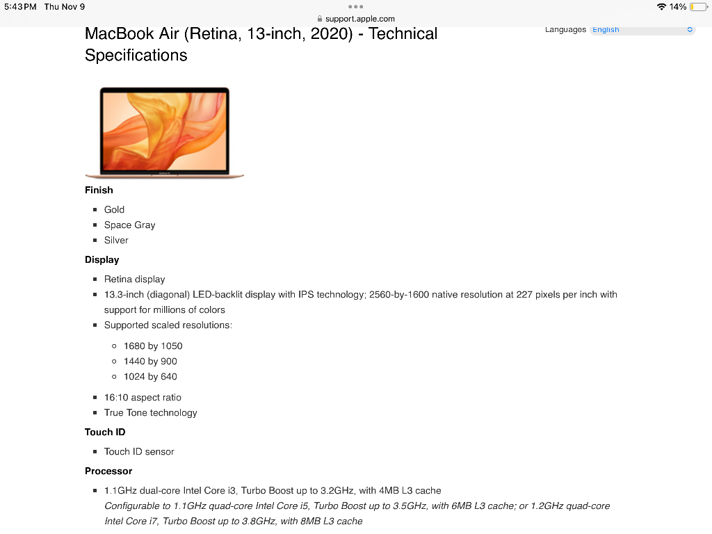 Macbook air 2020. - photo 4