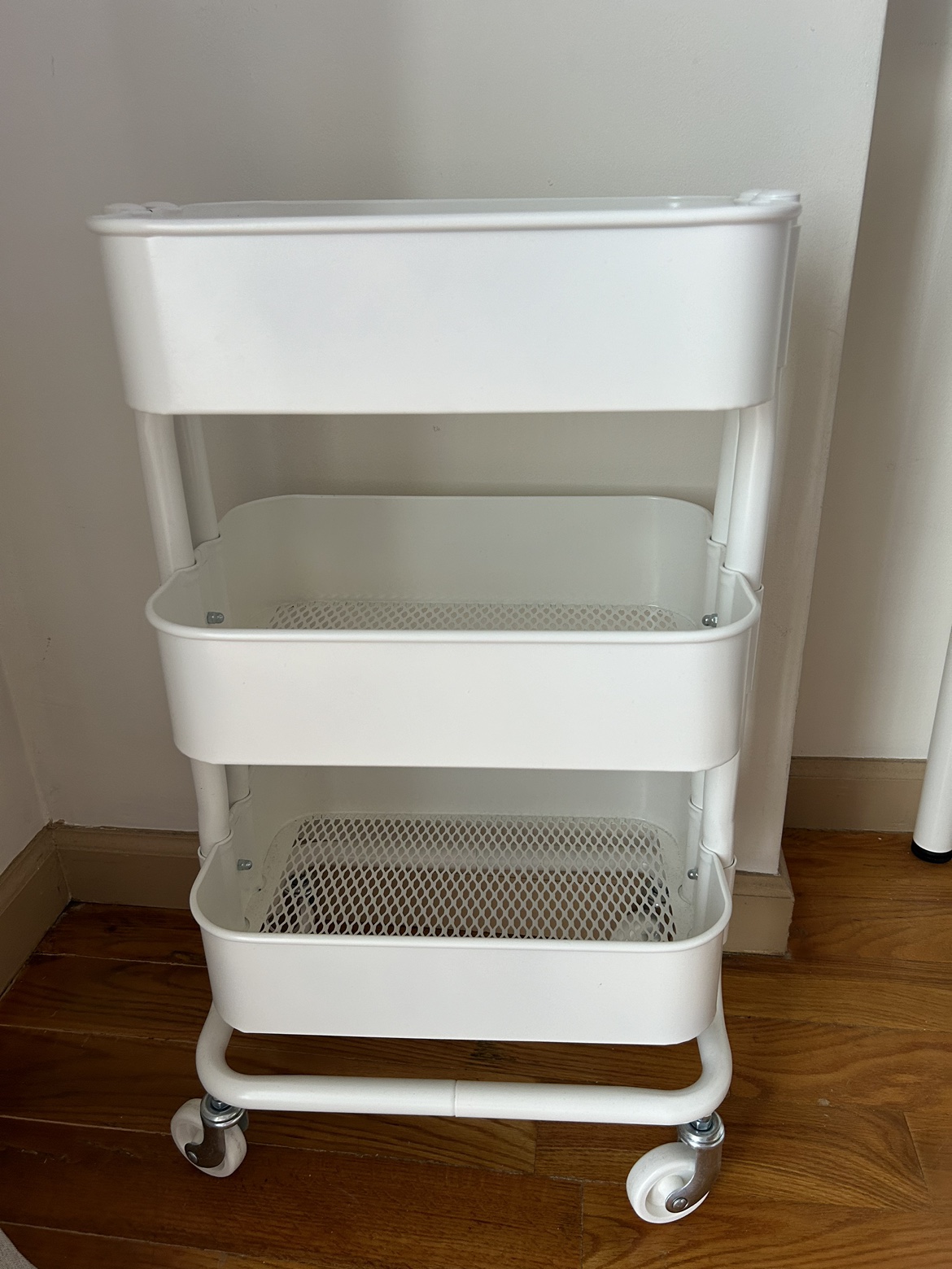 Ikea Utility Cart, White