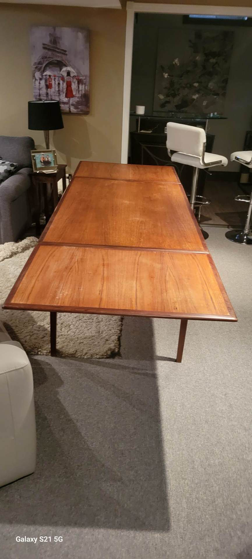 Vintage mid- century  modern teak table - photo 2