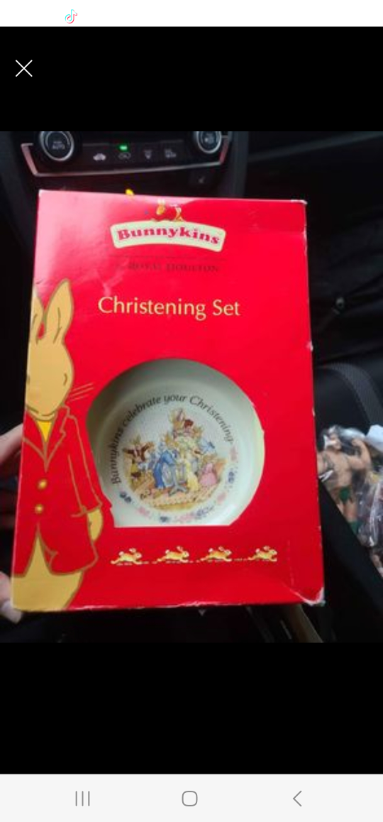 New Bunnykins Christening Set - Ceramic