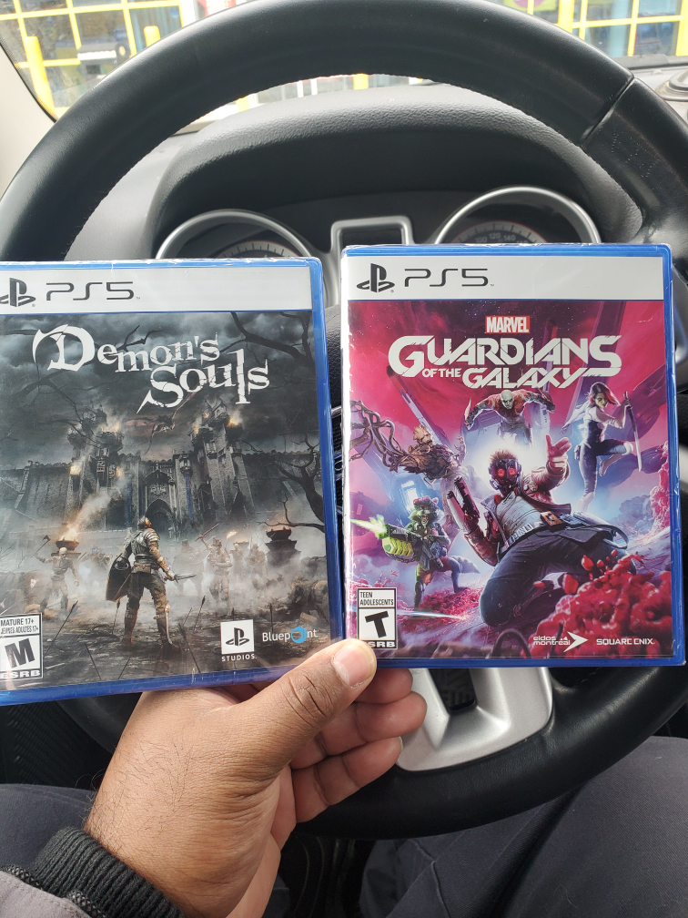 PS5 GAMES NEW Demon Souls and Guardians of the galaxy thumbnail