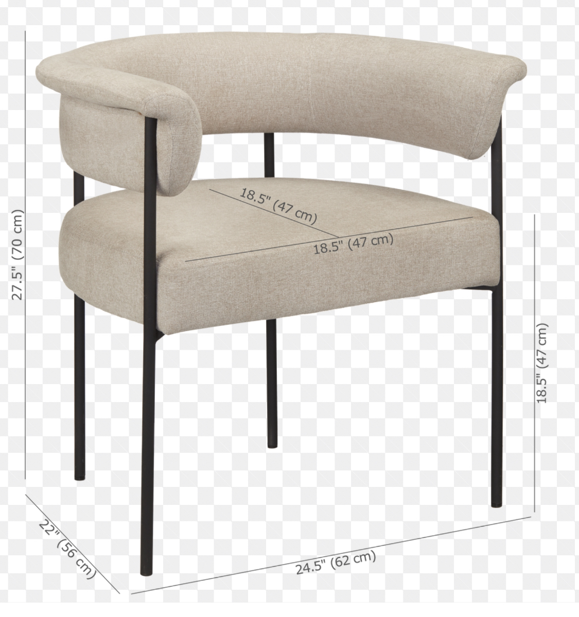 Brand New Pair of Minimalist Accent Chairs! - photo 2