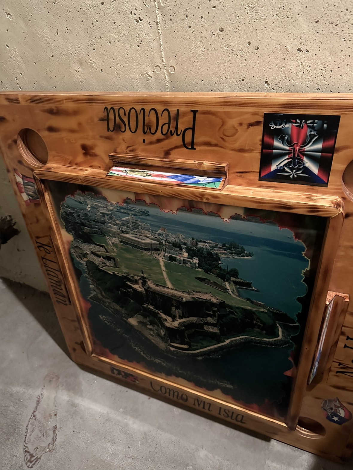 Dominoes Hand Carved Playing Table