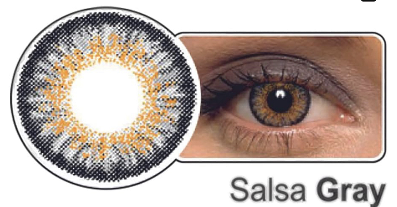 Colored contact lenses - 1 pair - Weekly disposable - Gray thumbnail