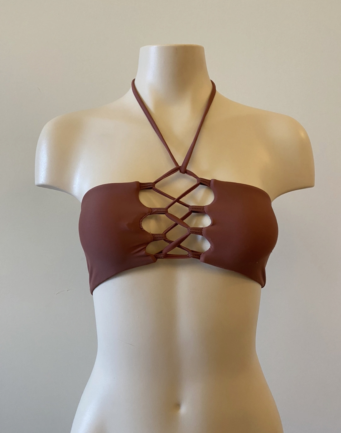 Corset bandeau swim top #freecyle thumbnail