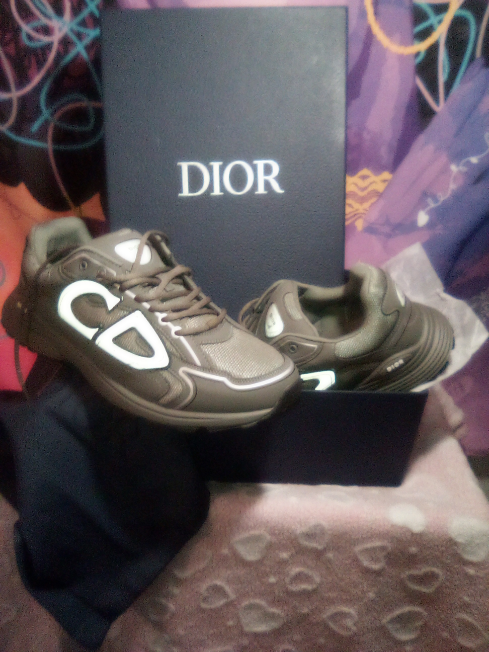 Brand New Dior B30 Olive Green( Size:46)