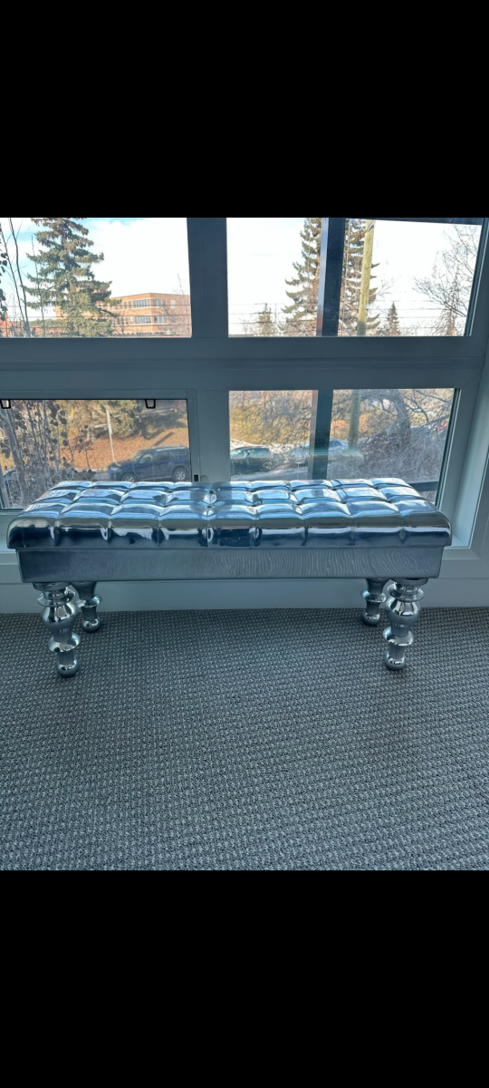 silver bench