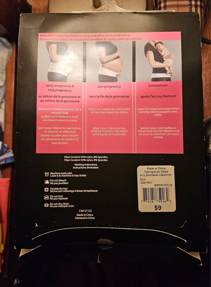 Maternity Pregnancy Belly Band - photo 2