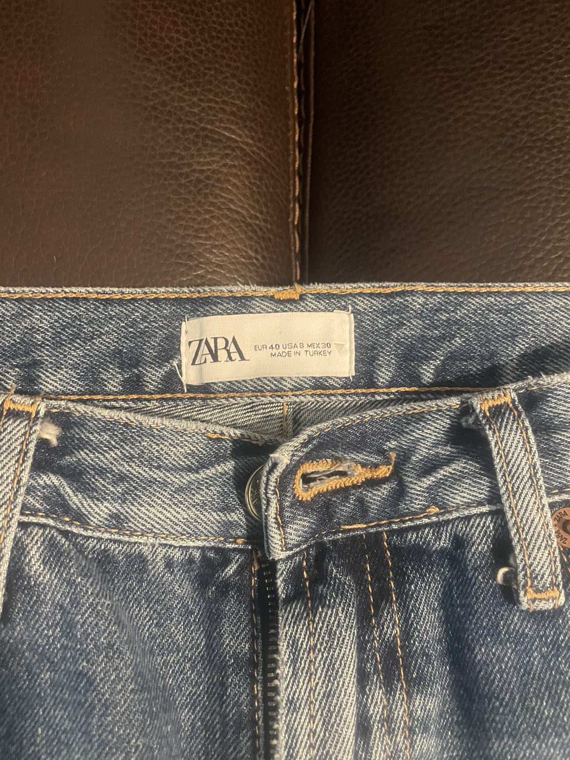 Zara HIGH RISE - WIDE LEG - FULL LENGTH JEANS image indicator(6)