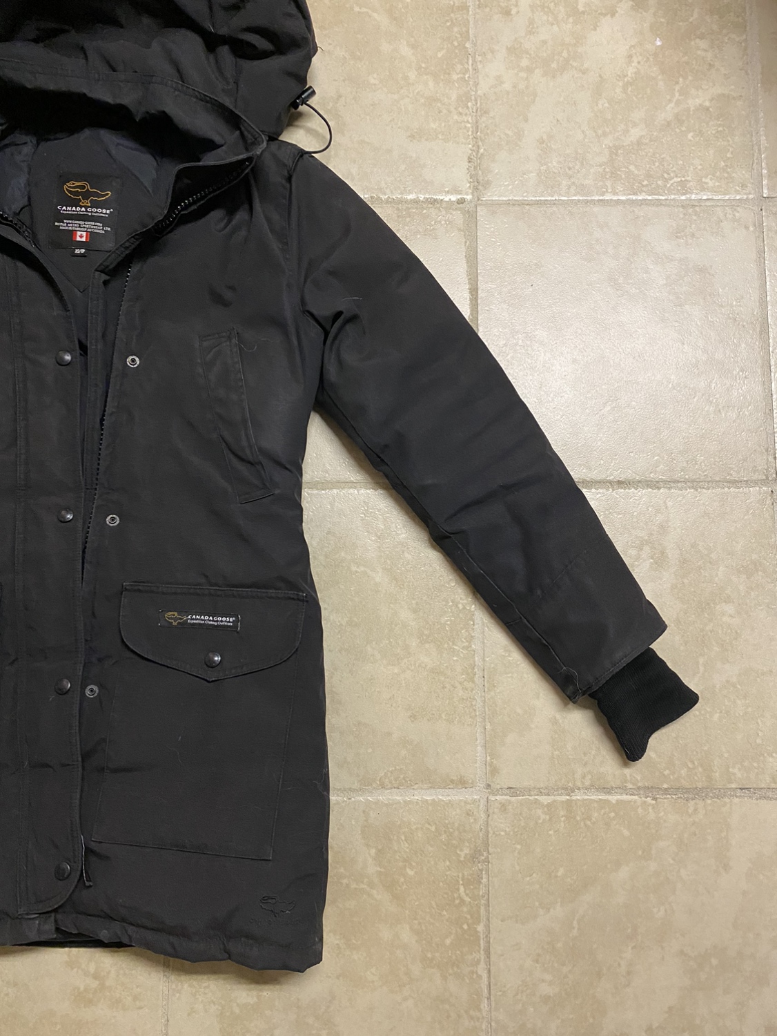 Black Canada Goose Parka Size XS - photo 2