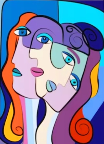 handa made painting