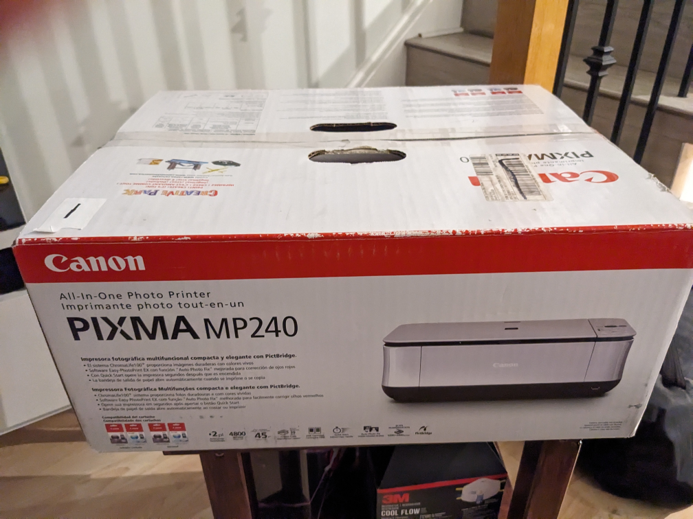 Canon Pixma MP240 All In One Photo Printer - photo 3