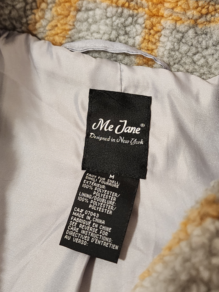 plaid teddy trench coat image indicator(10)