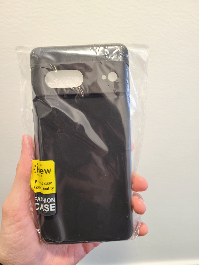 📱 Google Pixel 7 Matte Black Silicone Case - photo 3