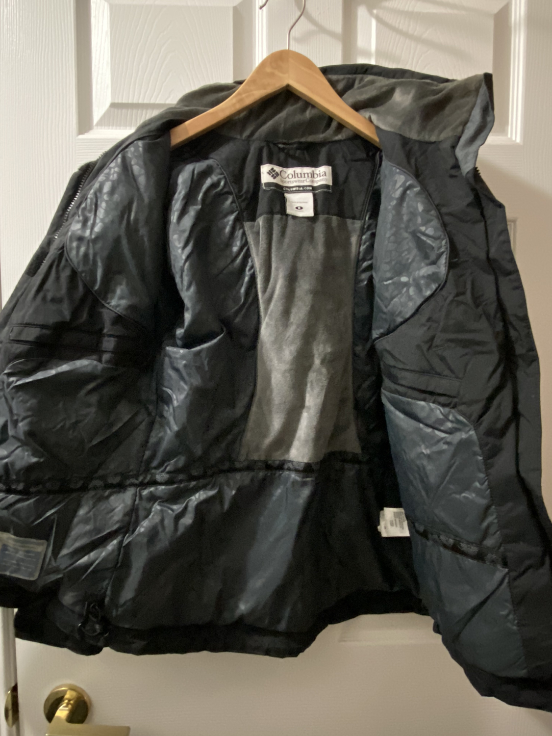 Women’s Columbia Fall Winter Jacket Black Grey Small image indicator(6)