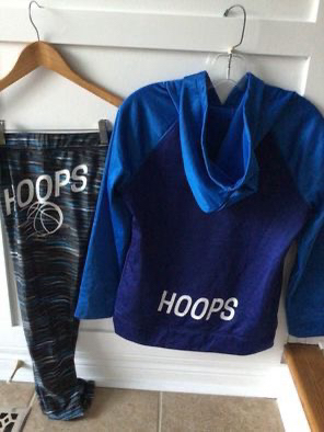 Basketball hoodie and leggings set size 12 - photo 2