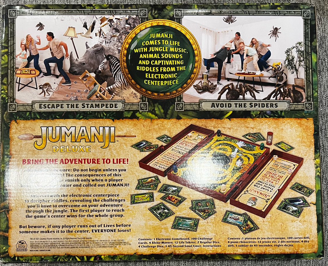 New in box Jumanji Deluxe Immersive game - photo 2