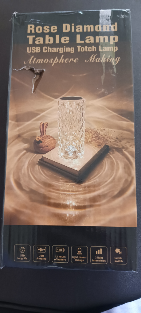 brand New USB charging touch table lamp image indicator(8)