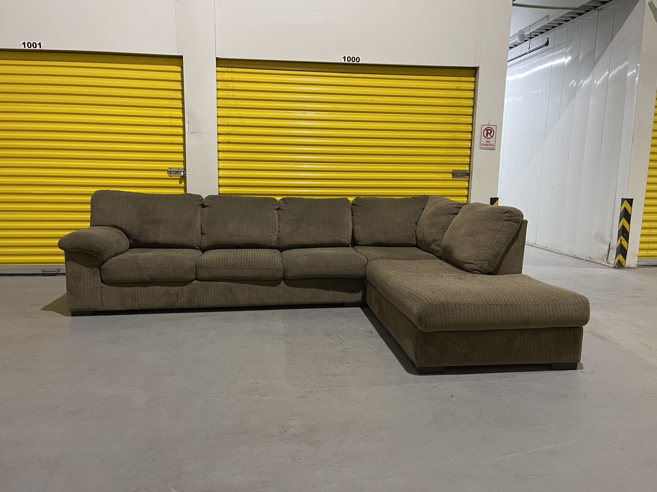 DELIVERY | Big Comfy Brown Sectional - photo 5