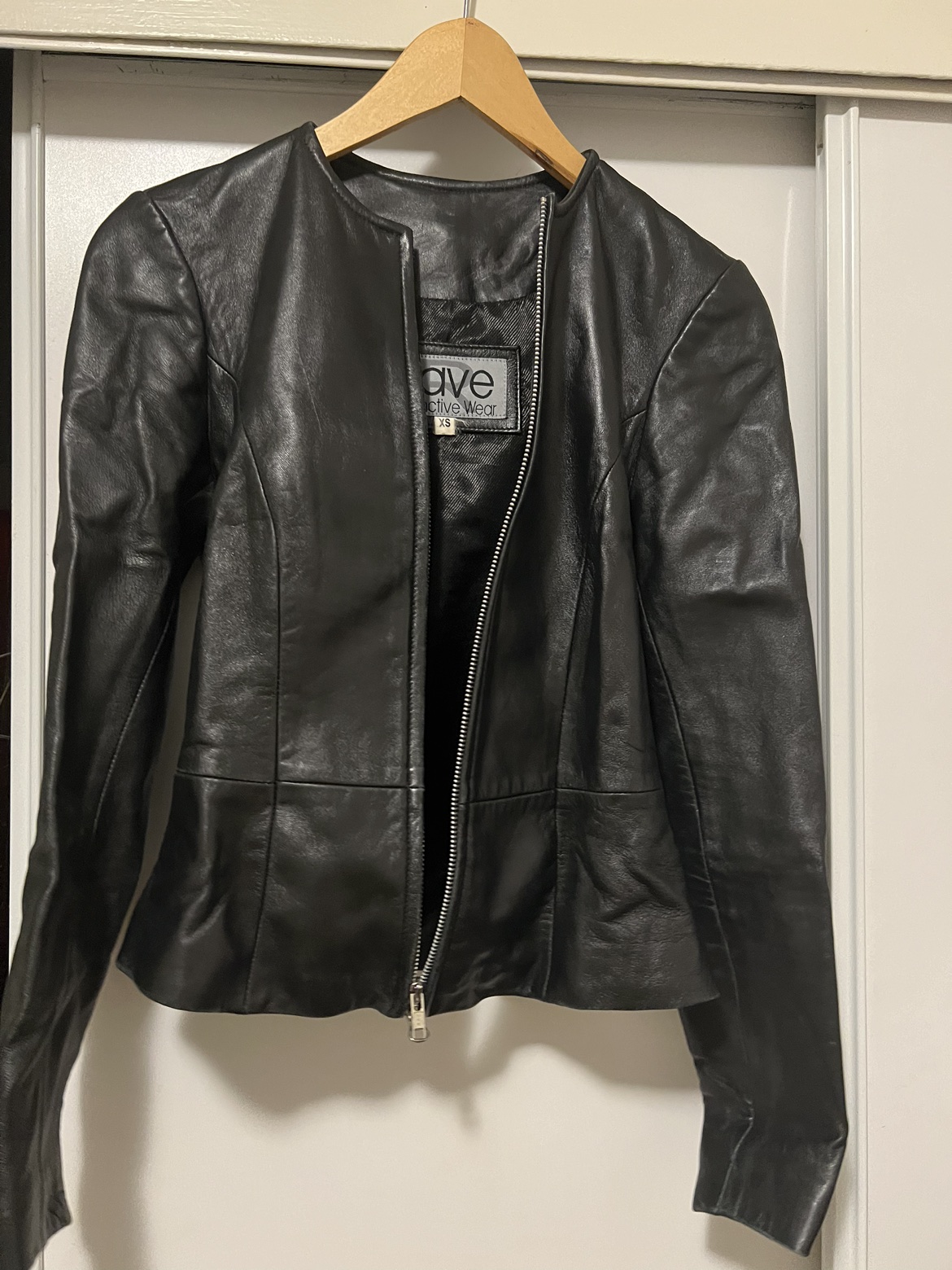 XS leather jacket