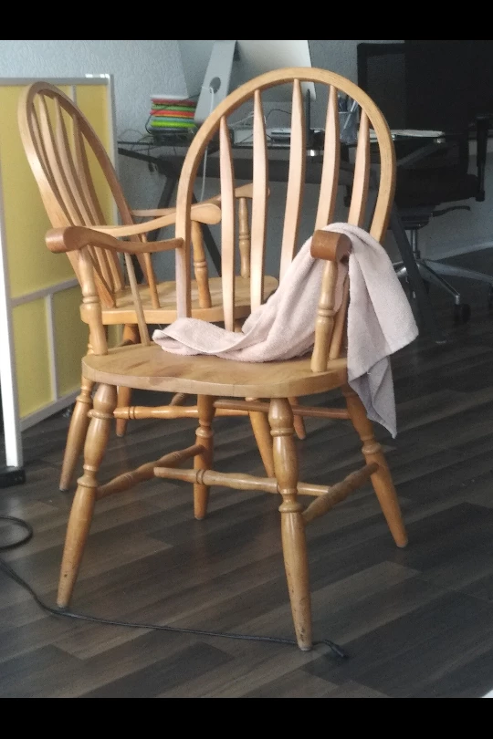 2 Wooden Chairs thumbnail