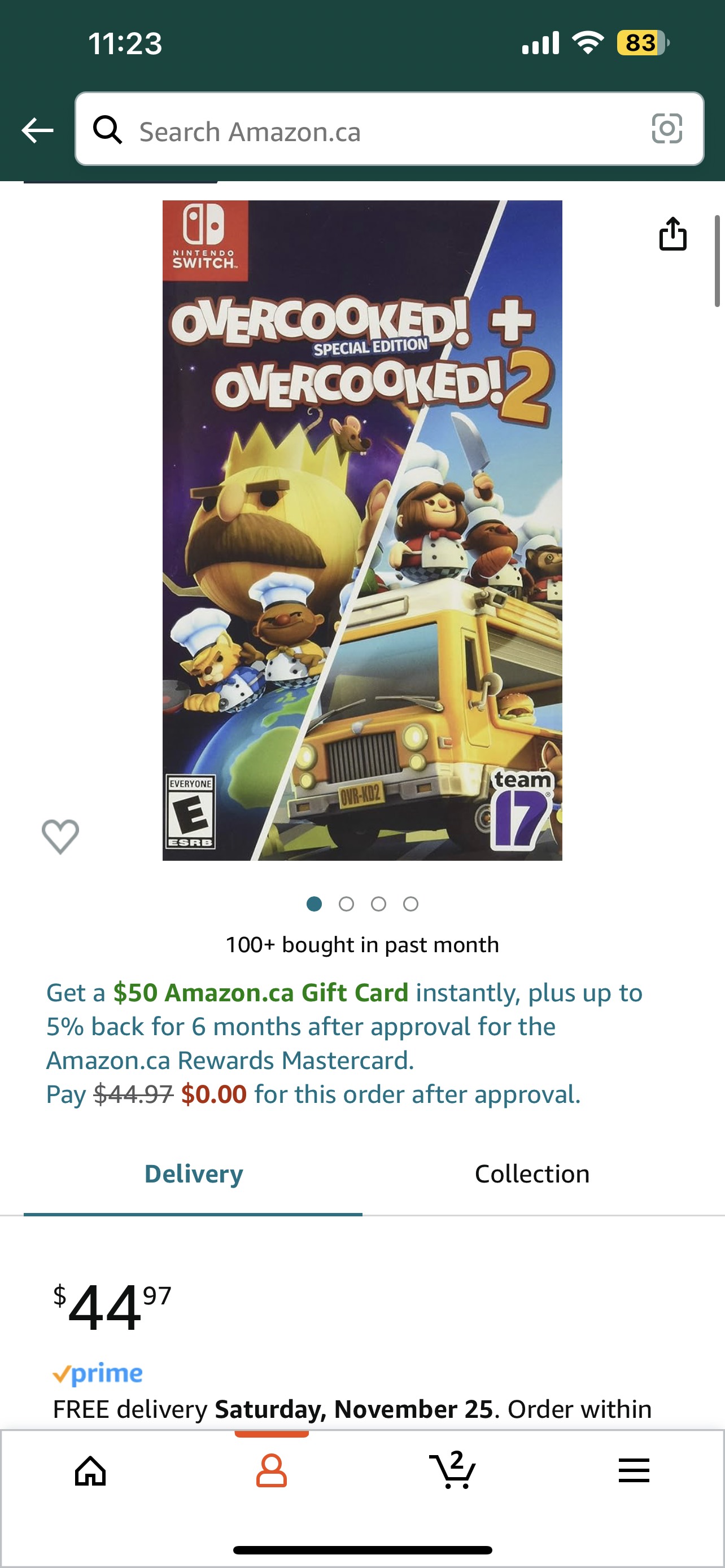Overcooked + Overcooked 2 Nintendo Switch Game - photo 3