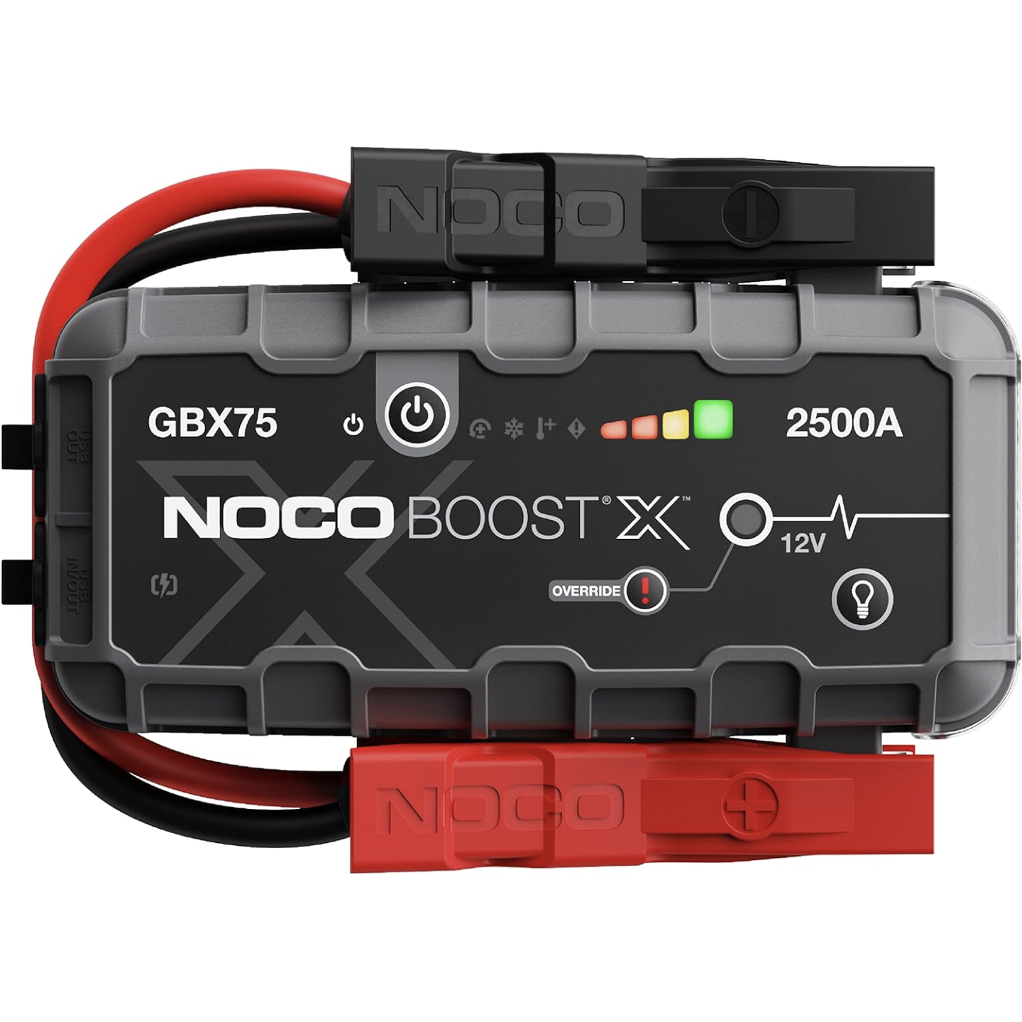 Boost X GBX75: 2500A Car Battery Booster, USB-C Jumper Cable