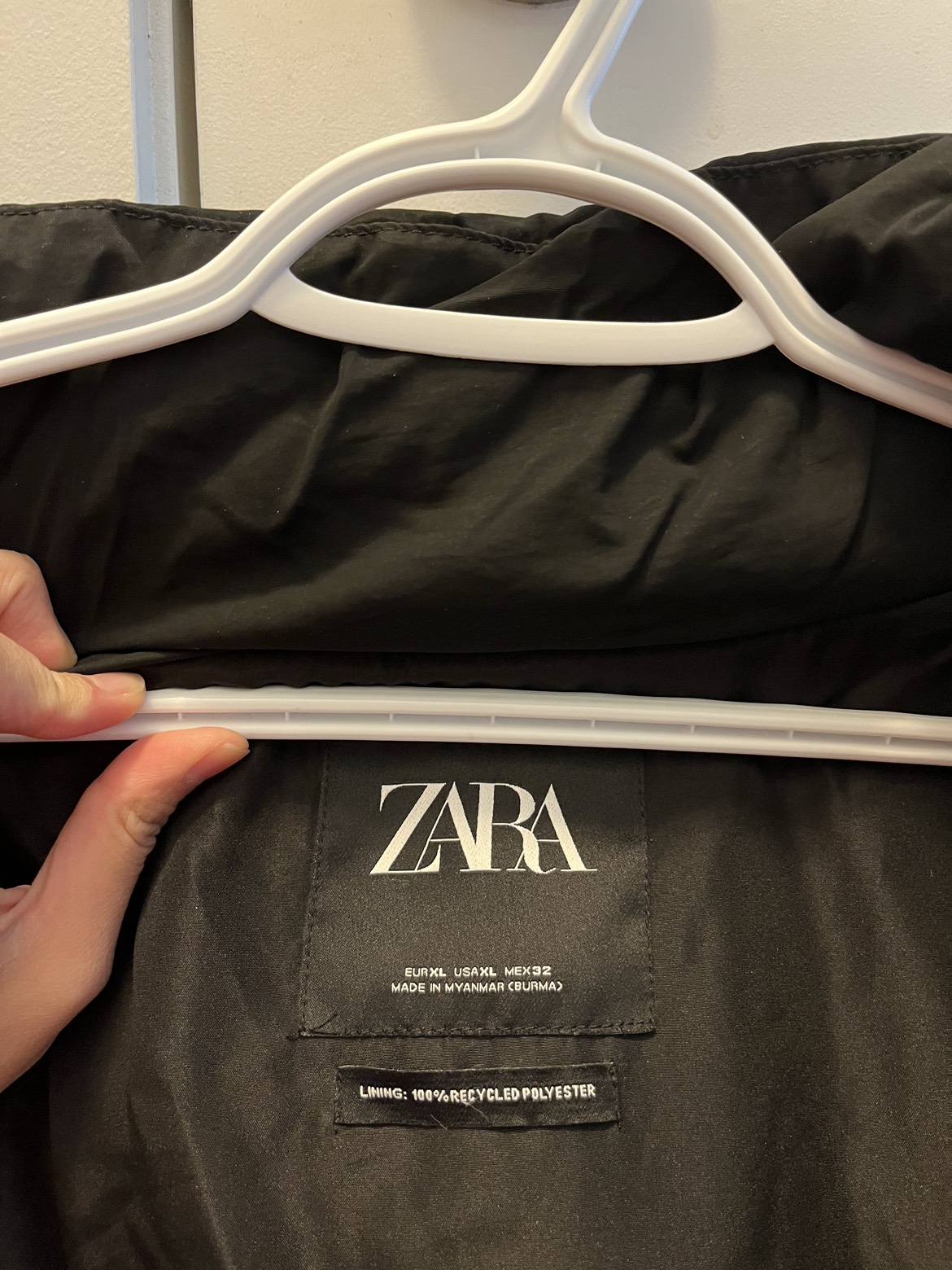 Zara Puffer Coat - Black - photo 2