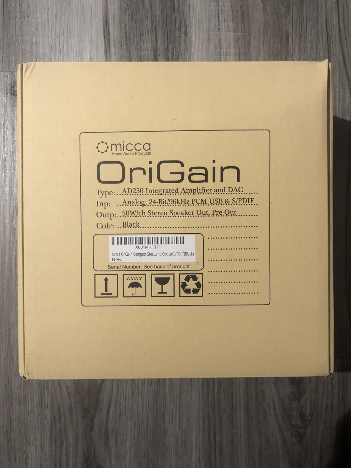 Micca OriGain speaker amp and DAC thumbnail