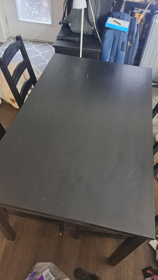 IKEA dining table and 4 chairs - photo 2