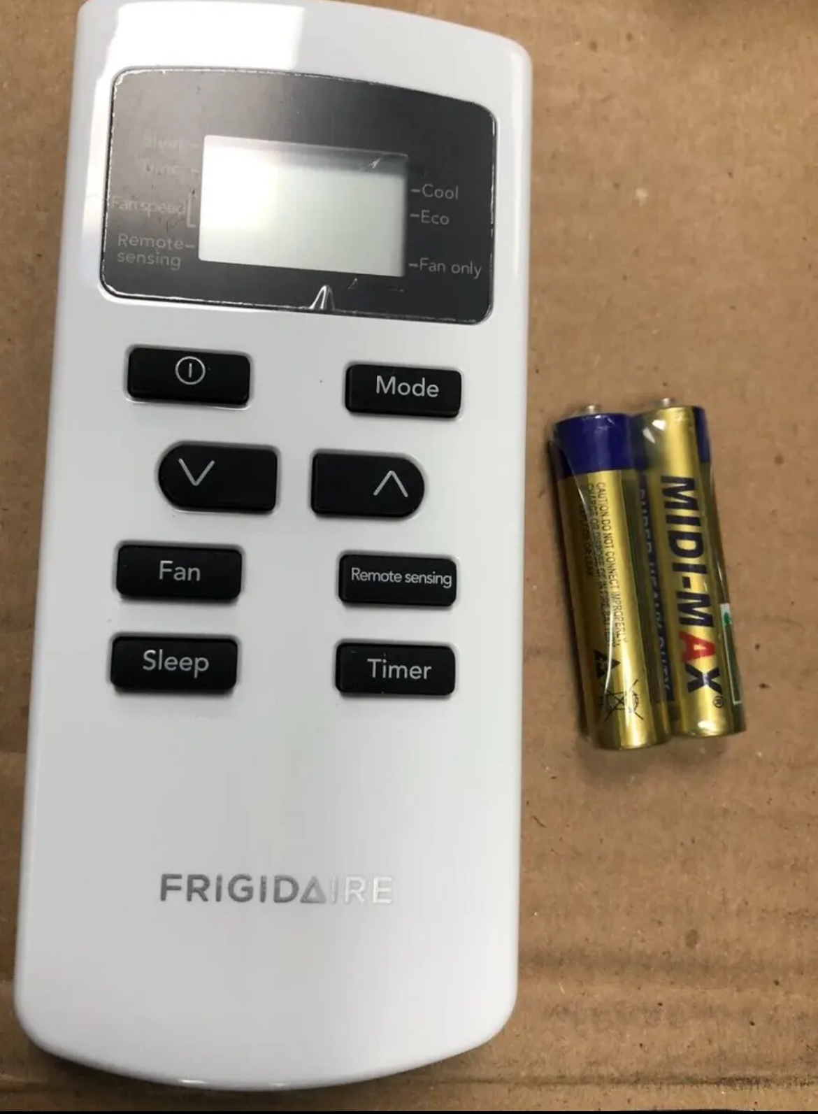 Frigidaire FFRE1233U1 Air Conditioner Remote Control #FREECYCLE