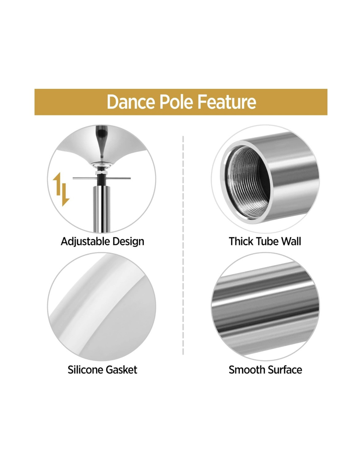 Yaheetech Professional Stripper Pole - photo 3