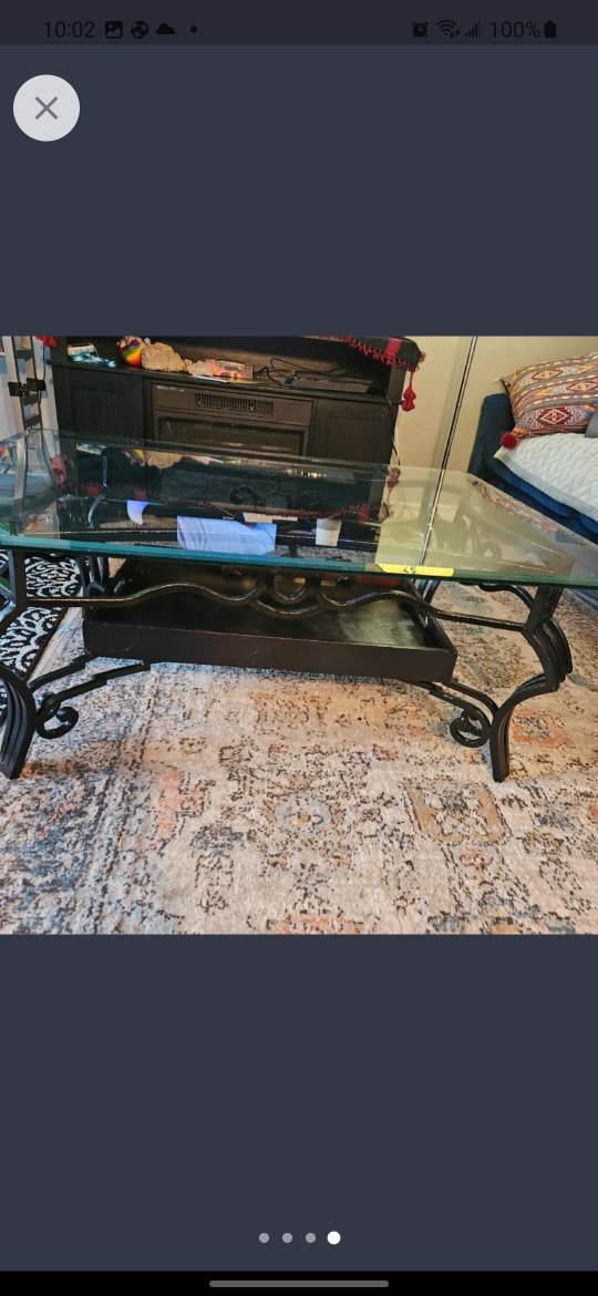 large metal coffee table thumbnail
