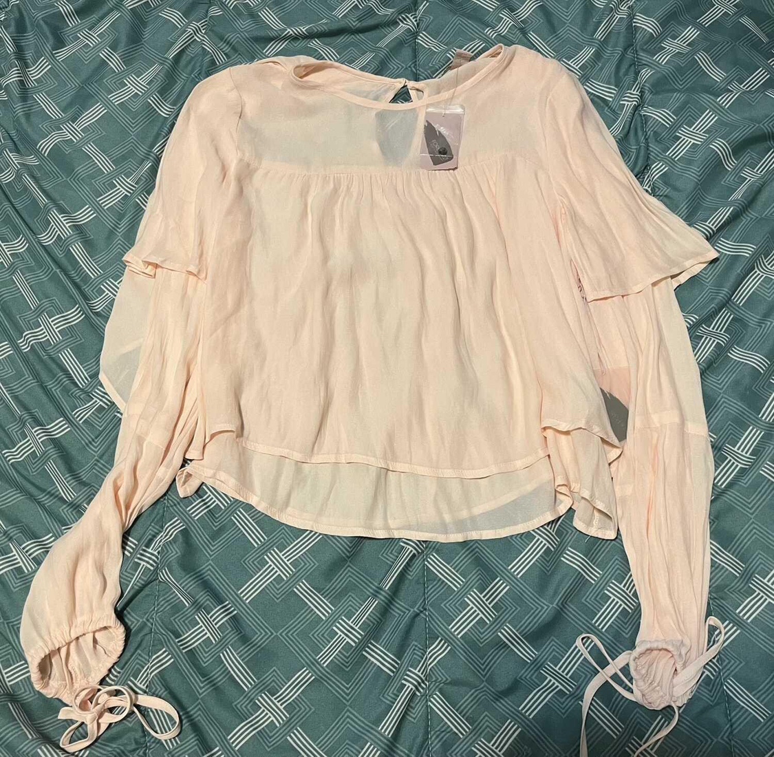 Peach Long Sleeve Top