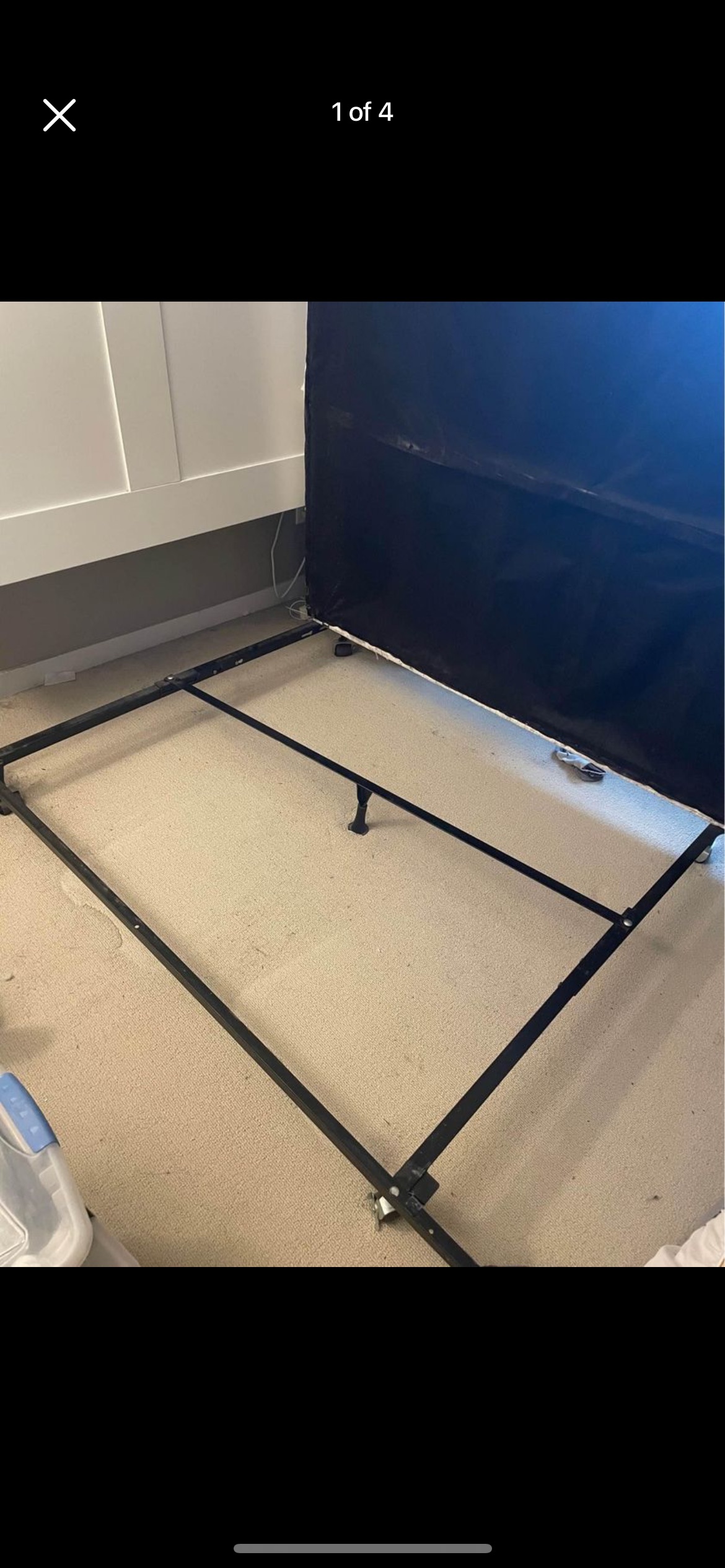 Full/Double Box Spring and Frame - photo 2