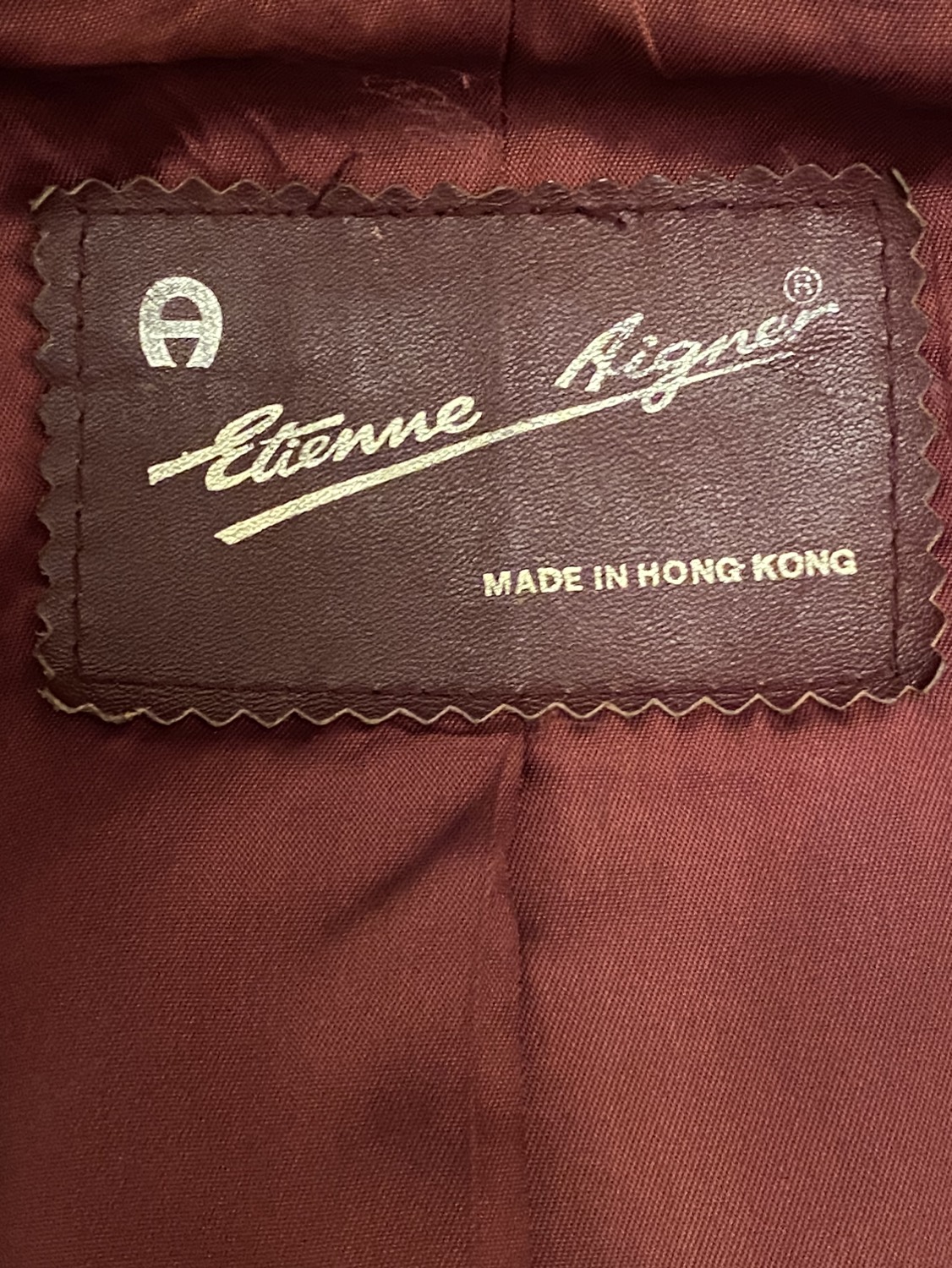 Vintage 1970’s Etienne Aigner Leather Jacket image indicator(6)