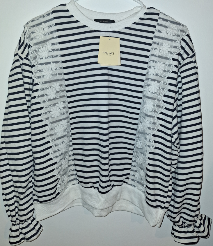 Tshirt with lace trim(brand new with tag)