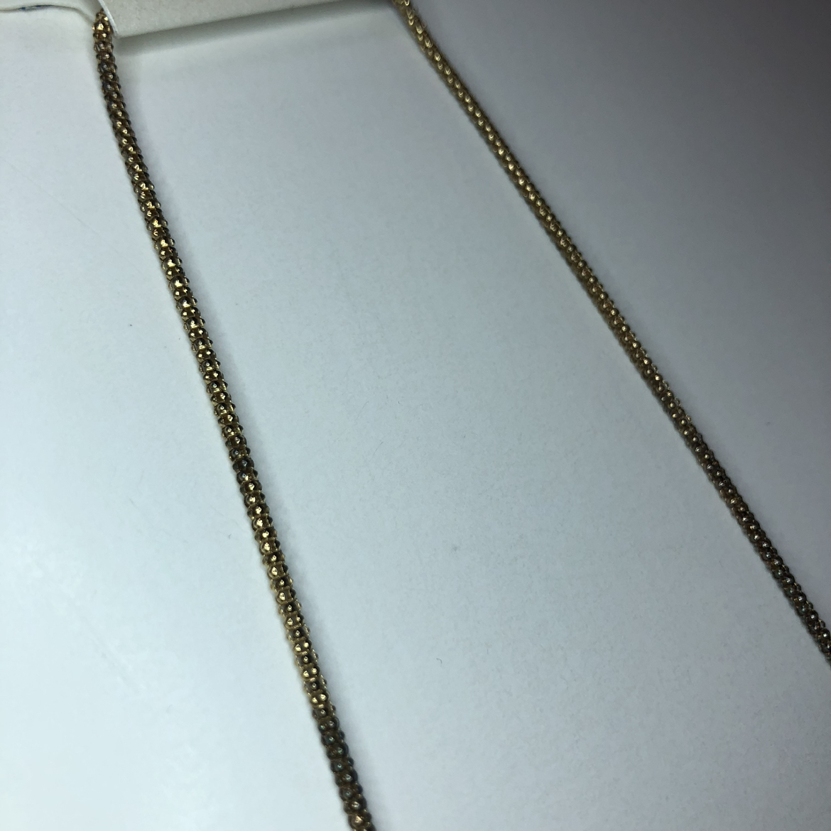 24k Gold Over Sterling Silver 30” Popcorn Chain - photo 2