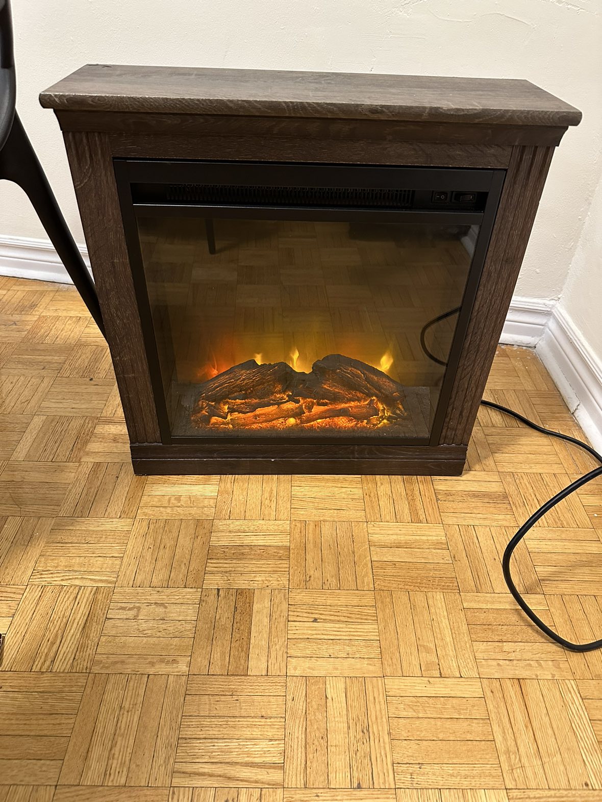 Small fireplace