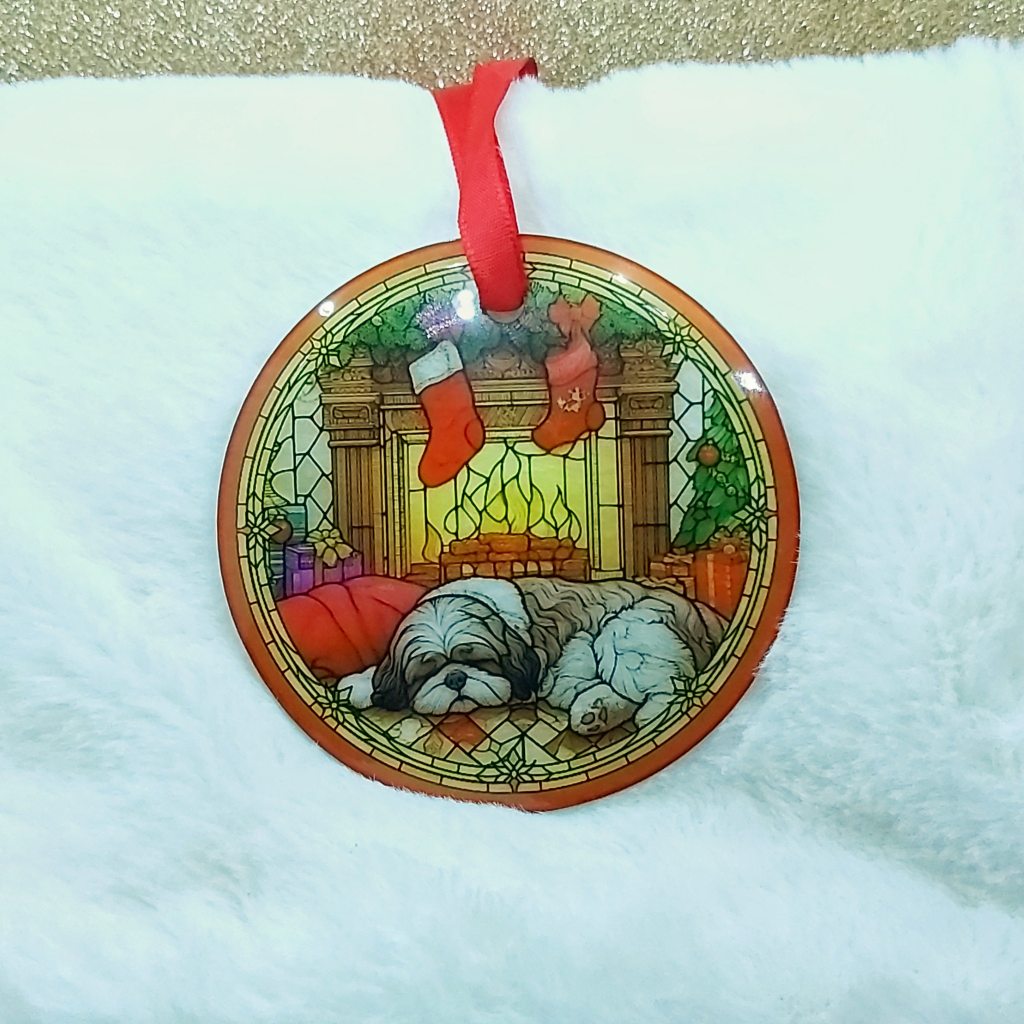 Beautiful & Durable Glass Christmas Ornaments (about 3 inches) image indicator(3)