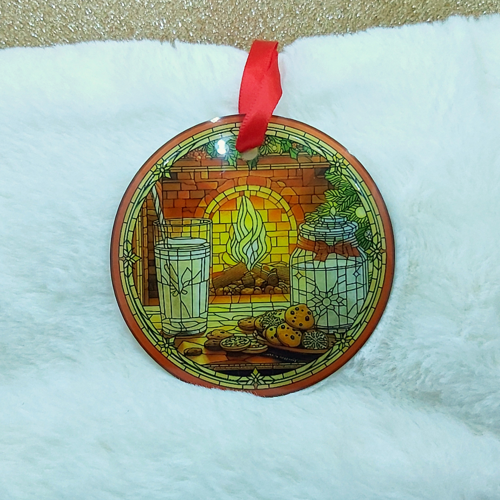 Beautiful & Durable Glass Christmas Ornaments (about 3 inches) - photo 4