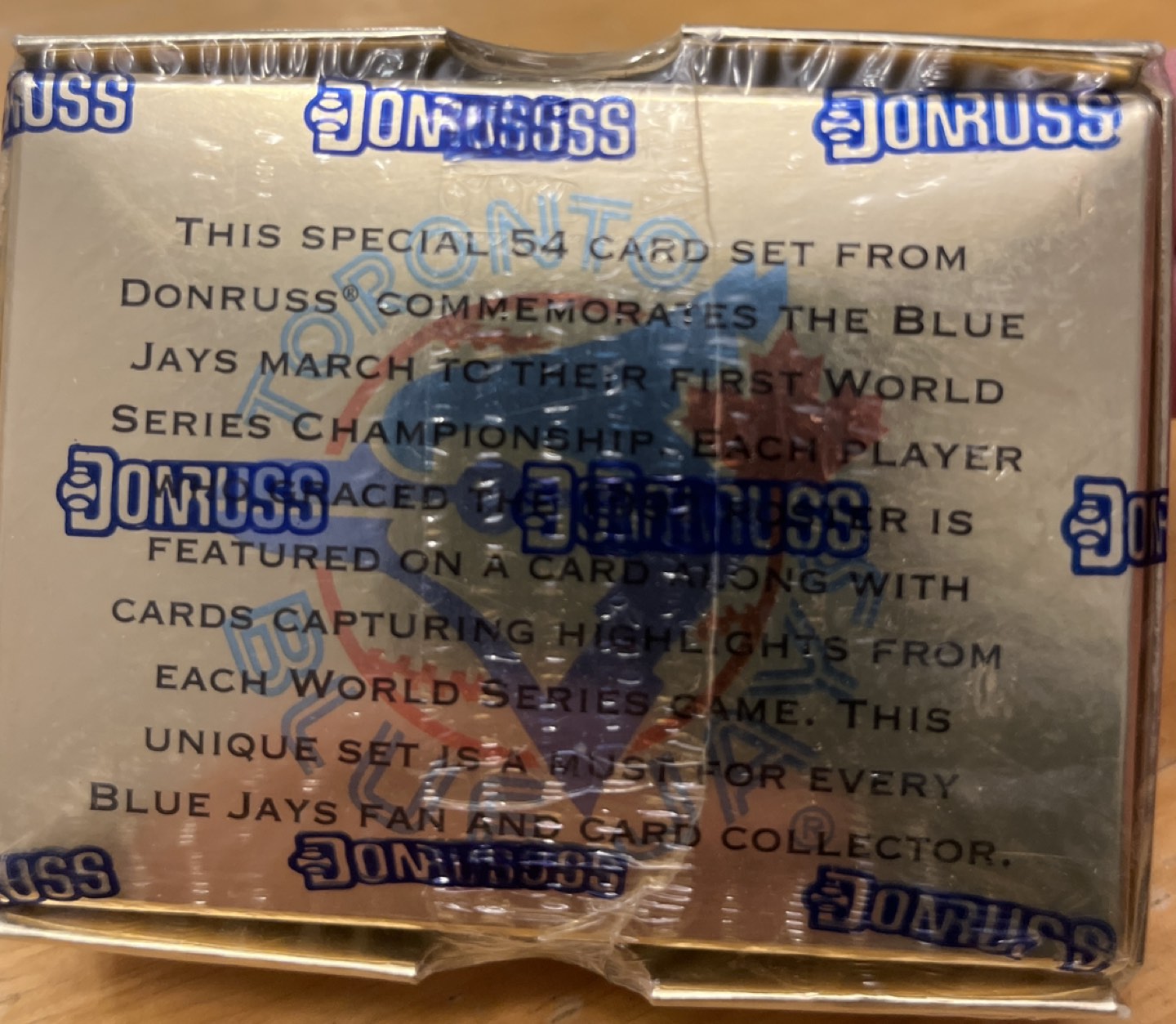 1992 donruss World Series Jays cards unopened - photo 2