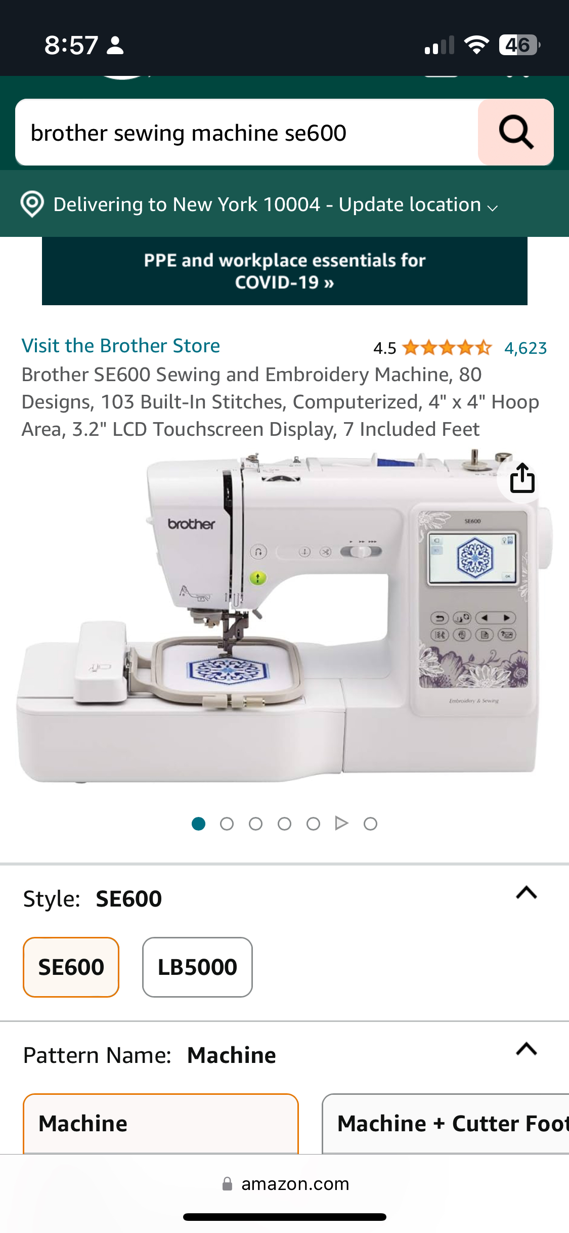 Brother Embroidery & Sewing Machine - photo 4