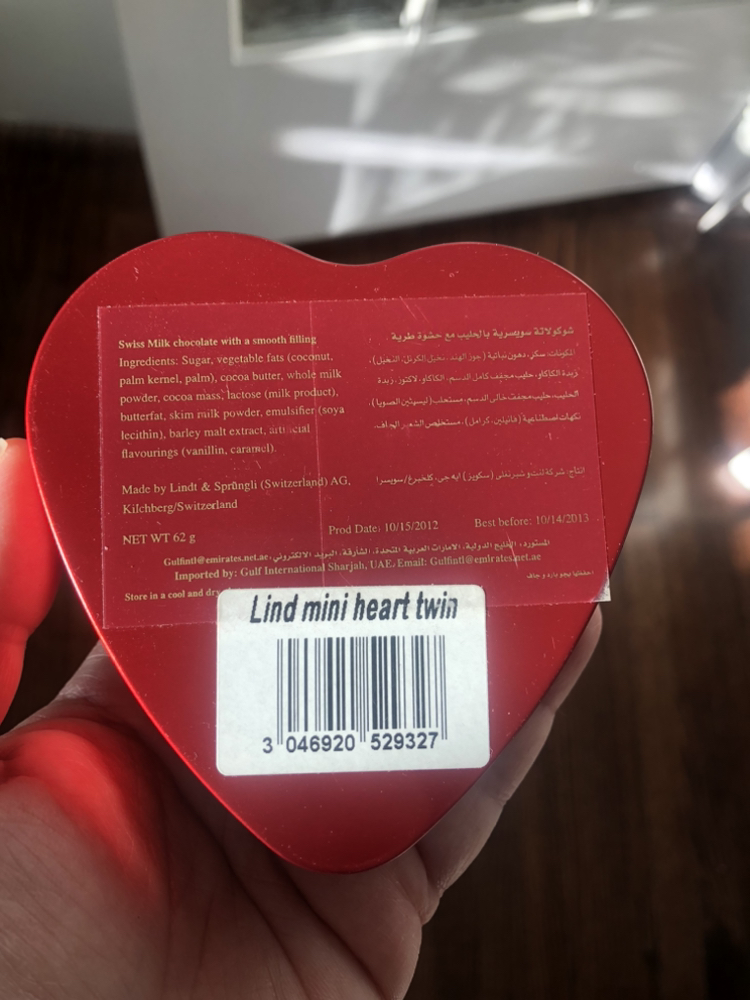 Heart shaped box from Lindt 🏒 image indicator(3)