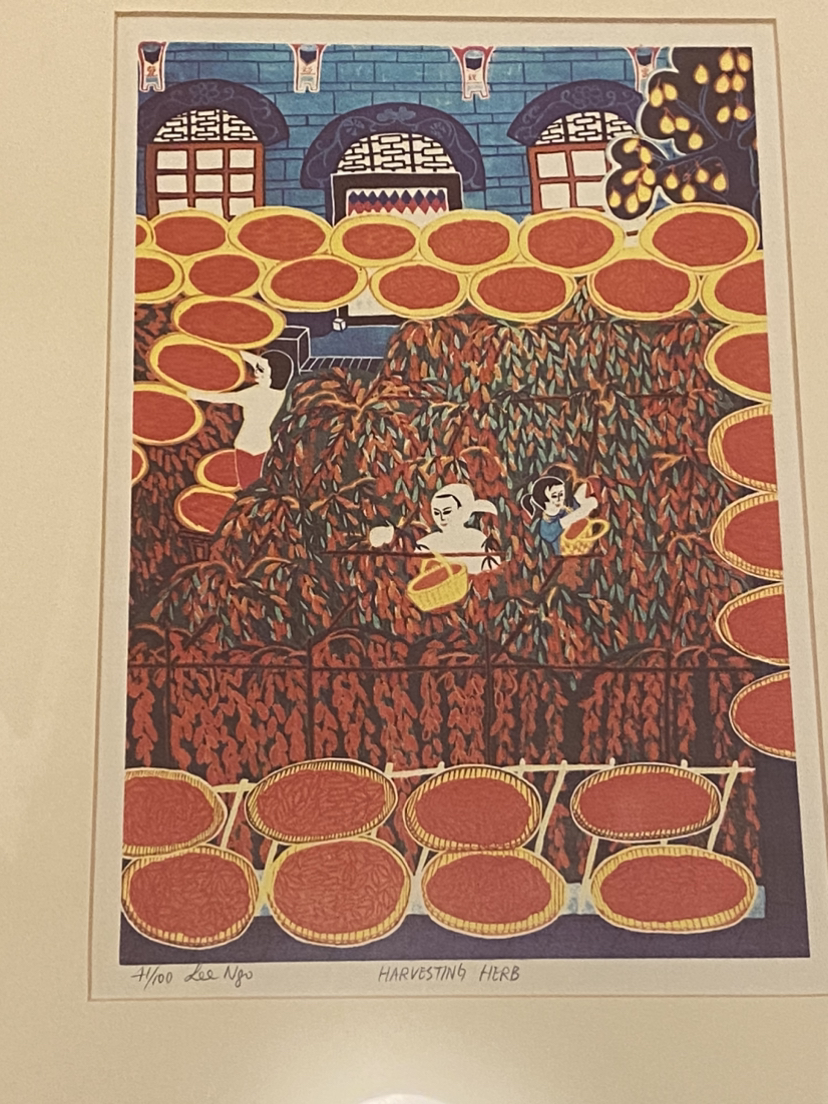 2 Pictures with wooden picture frames 🎁 image indicator(4)