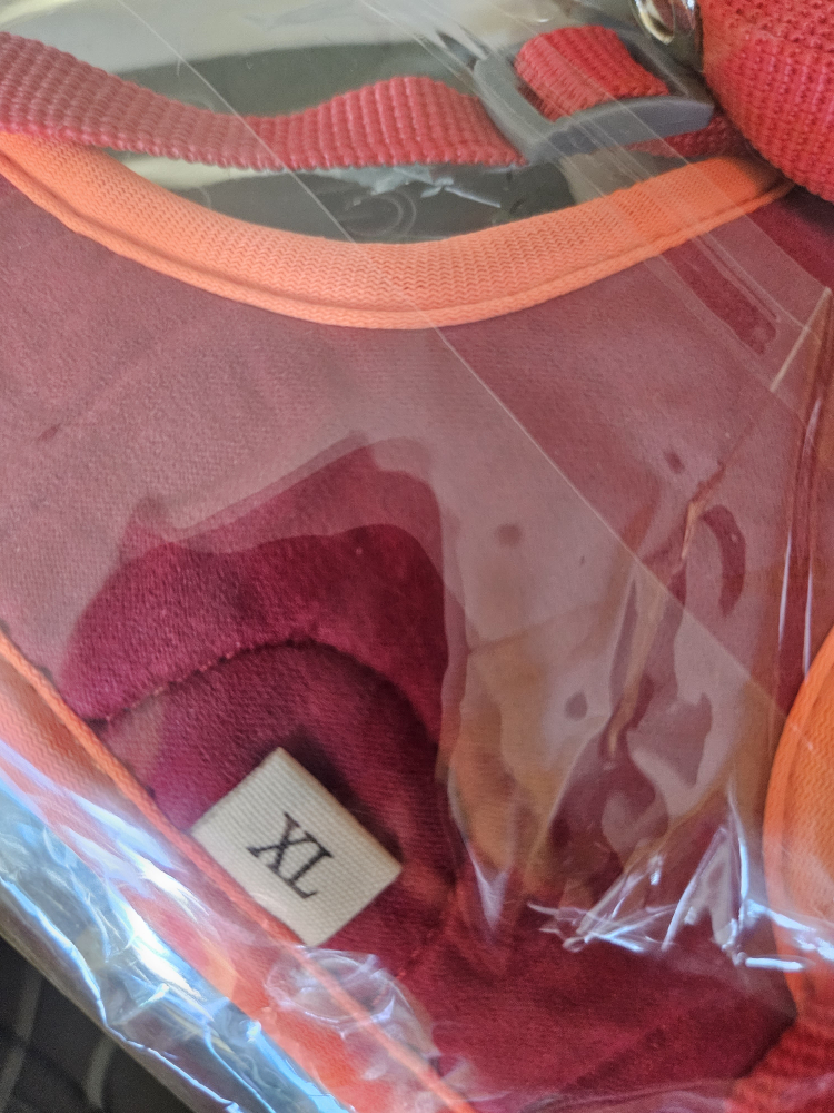 New Dog Puppy Harness and Leash Red Set - photo 3