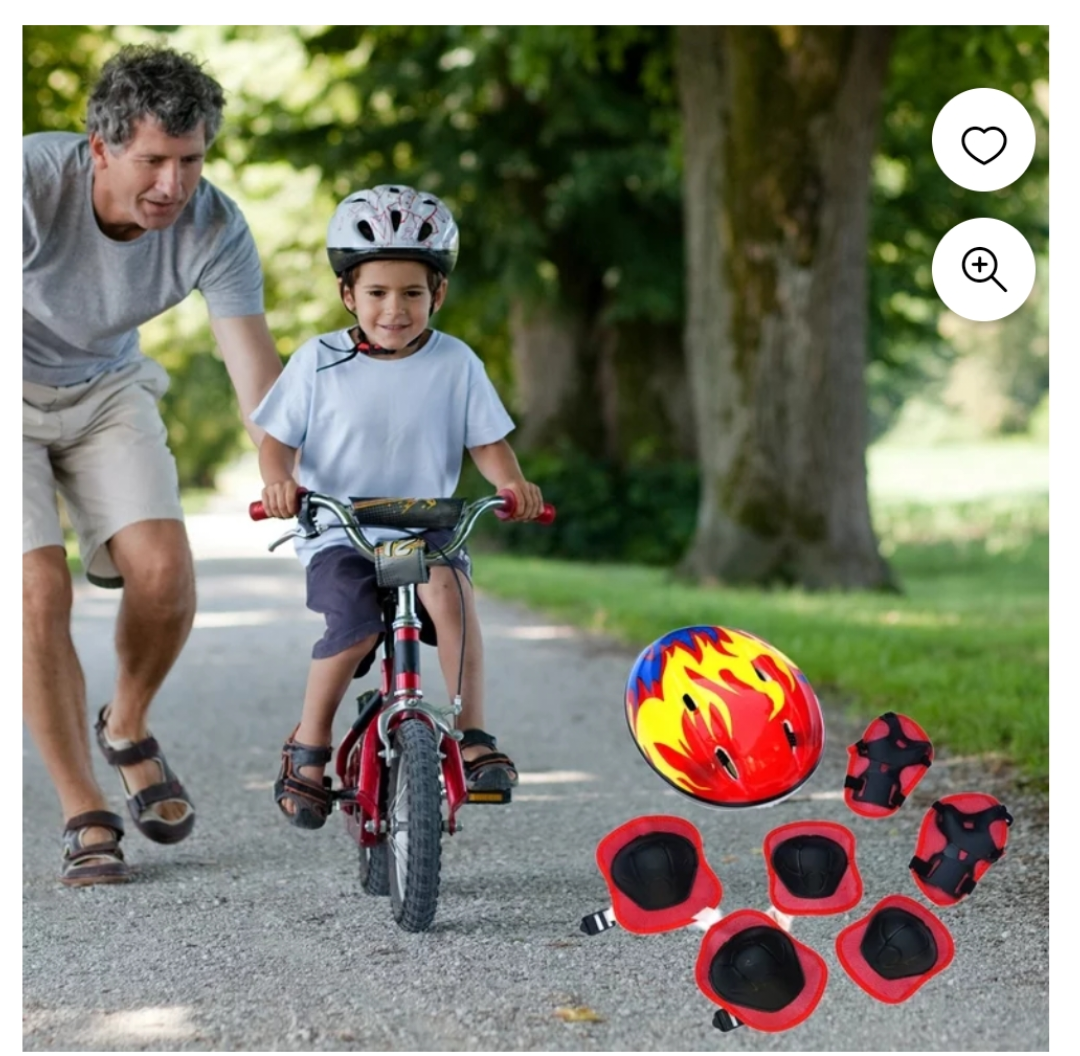 Fancy 7pcs Toddler Bike Set image indicator(4)