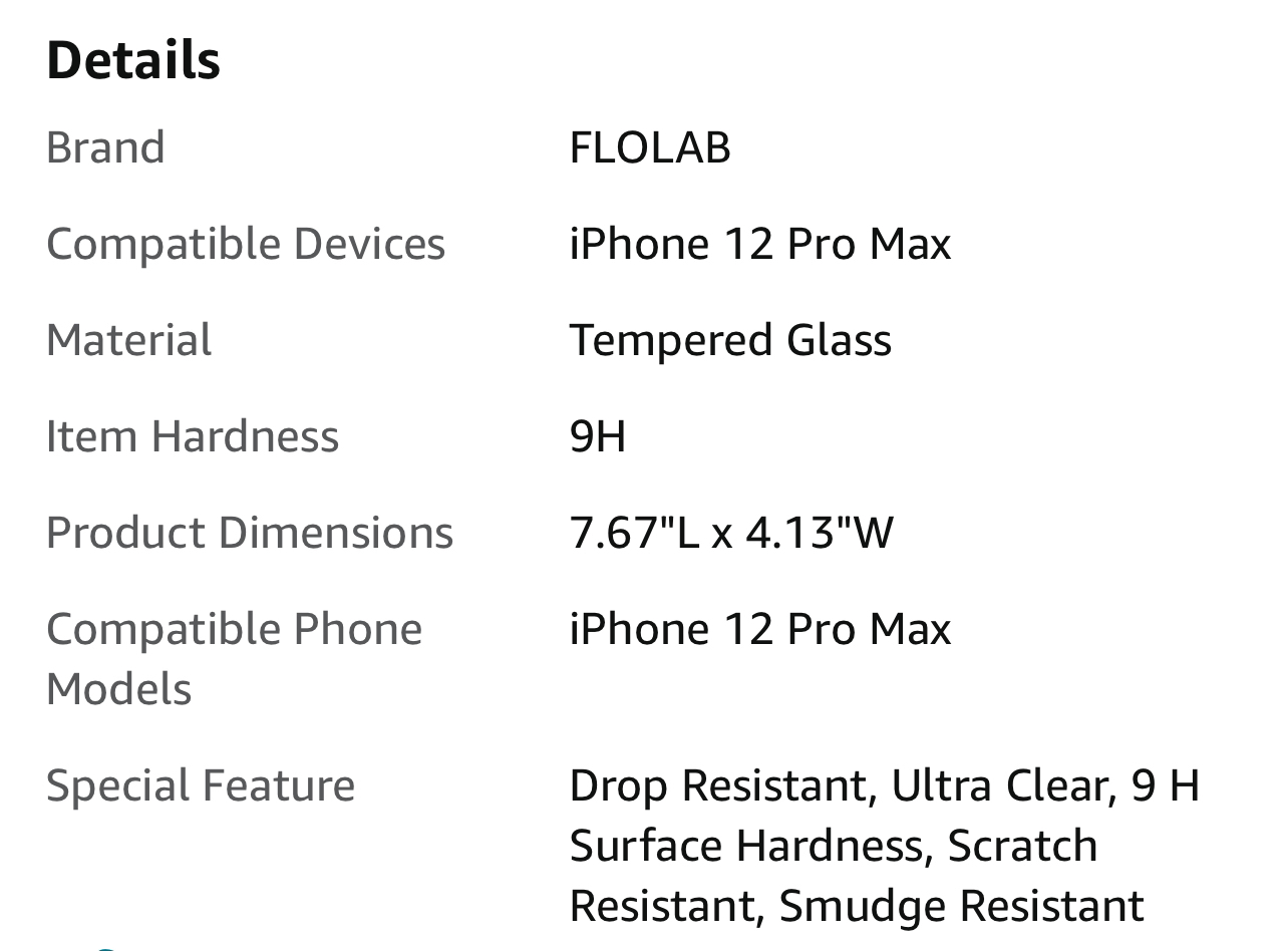 FLO Lab Nano Armour iPhone 12 Pro Max Screen Protector image indicator(3)