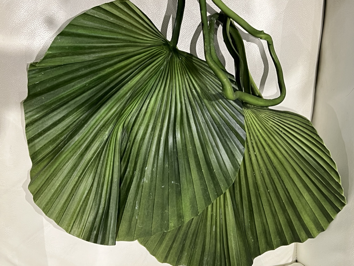 Faux green decorative leaves - photo 3