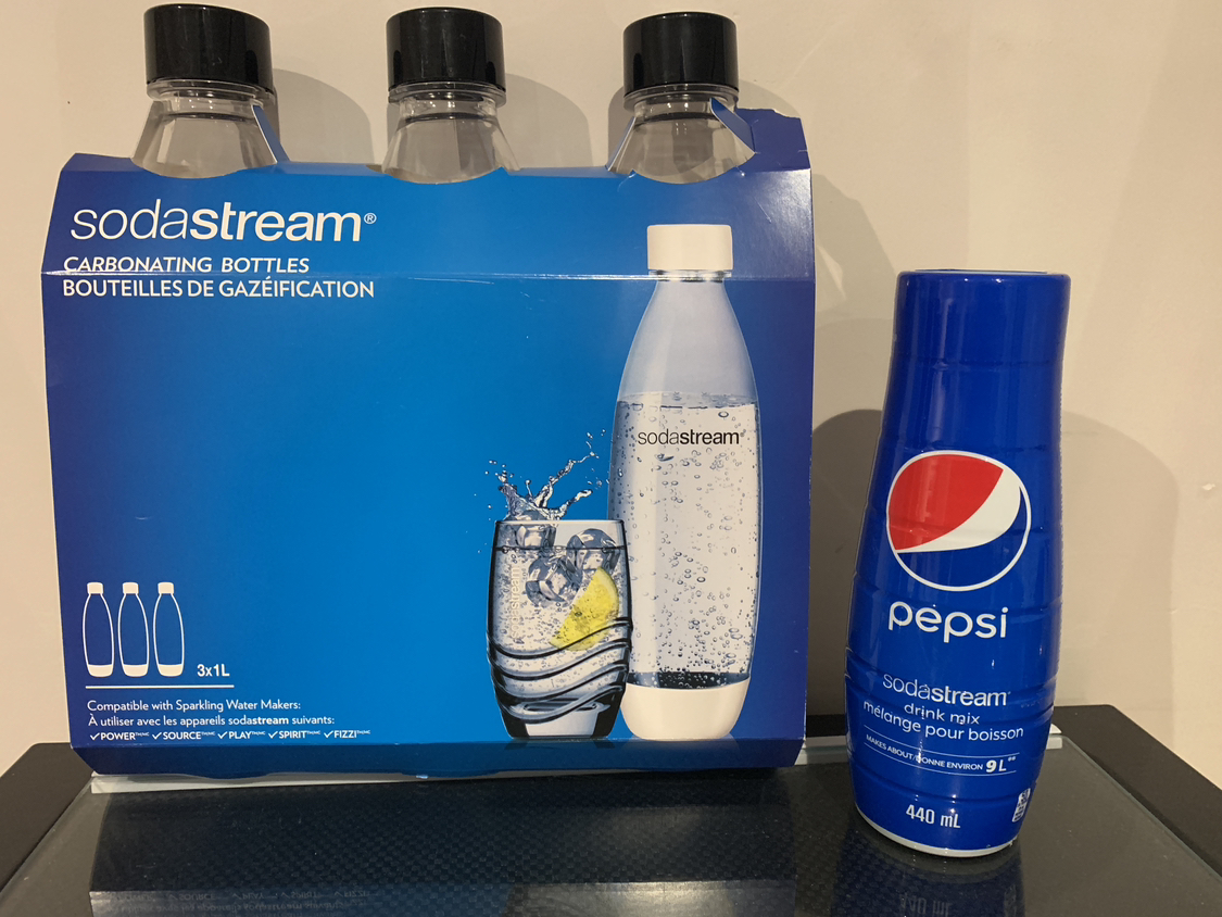 New Sodastream bottle
